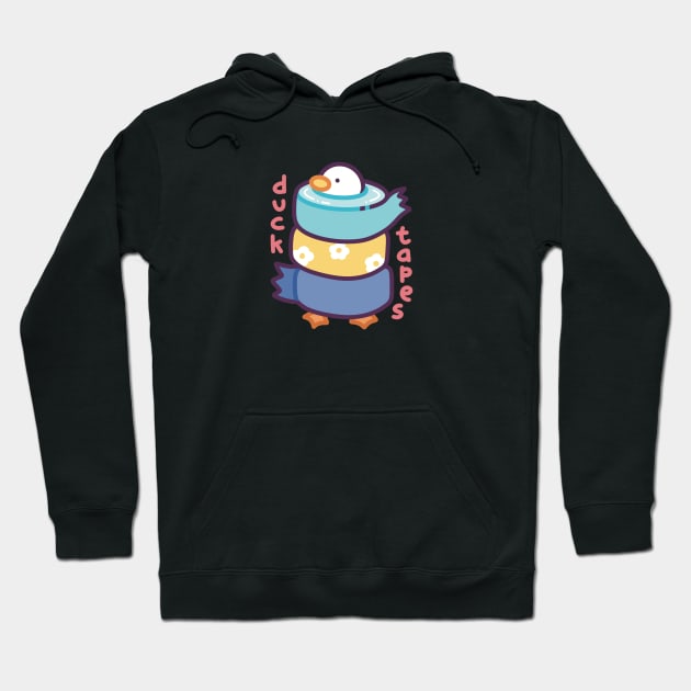 Duck Tapes (Center Position) Hoodie by Meil Can